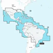 Navionics 010-C1364-30 NASA004L - Mexico, Caribbean to Brazil - Navionics+