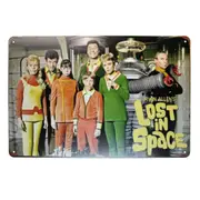 3x Tin Sign Lost In Space Sprint Drink Bar Whisky Rustic Look