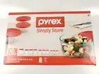 PYREX Simply Store 20-Piece GLASS FOOD STORAGE SET