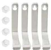 Comforter Corner Clips, 4X Bed Sheet Fixing Clip with Lock Buckle, Safety Quilt Fixing Buckle Heavy Duty Comforter Holder for Cushions