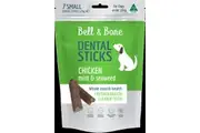 Bell & Bone 126g Chicken Mint & Seaweed Dental Sticks Dog Treats for Dogs Under 10kg