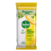 Dettol Multipurpose Wipes Lemon Burst 110's