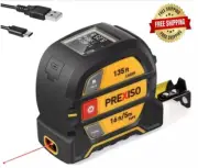 2 in 1 Laser Tape Measure, Not Digital Tape, 135ft Rechargeable Laser Measuring