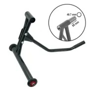 Rear Bike Paddock Single Stand Back Chock Motorcycle Motorbike Garage Black