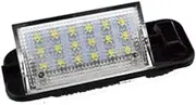 Wivplex License Plate Light 18SMD White 12v Number Plate Lamp Bulbs, for BMW, E36 318i 318is 318ti 325i M3 1992-1998 Car Number Plate Light(BLACK L side)
