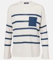['S Max Mara] 'S Max Mara Ombre linen sweater UK 14 multicoloured