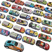 36 Pack 2.7Inch Pull Back Racing Cars Die cast Race Car Vehicles Play-Set, Friction Powered Vehicles Toys for Boys and Girls Colors Random