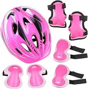 Totority 1Set Roller Skating Protective Gear Knee Pads Elbow Pads and Wrist Guards for Years Old Safe Skating Supplies for Boys