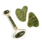 Jade Roller Gua Sha Scraper Face Lift Slimming Anti-Aging Wrinkles Massage T _we