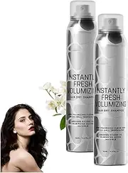 Halo vida Dry Shampoo, Halo vida Instantly Fresh Volumizing Hair Dry Shampoo, Volumizing Dry Shampoo, Halo vida Dry Shampoo, Dry Shampoo, Dry Shampoo Spray, Dry Shampoo for Dark Hair (2pcs)