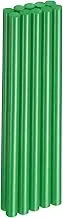 uxcell 10pcs Hot Glue Sticks 0.43" Dia x 9.84" Long EVA Mini Hot Melt Adhesive Glue Stick for Hot Melt Gun Wood Plastic Glass Flowers Fabrics Foam, Deep Green