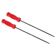 Chainsaw Chain Sharpening File, 2 Pack 5/32-Inch (4.0 Mm) Sharpener Files, Red