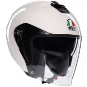 Irides Mono Logo White Jet Helmet