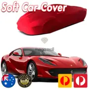 Classic Car Cover Ultra For Ferrari 812 Superfast FF All RED Soft Spandex