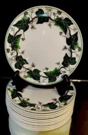 Wedgwood..Napolean’s Ivy..Lovely Set..(12). Salad Plates..Three Sets Of Four