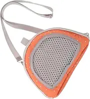 VILLFUL Breathable Squirrel Carrying Pouch Durable Crossbody Pet Carrier for Small Animals Comfortable Mesh Design for Outdoor Travel and Activities for Hamsters Hedgehogs and More