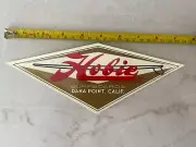 Hobie Surfboards Dana Point Red & Gold ” 9 1/2 ” X 4 ” (L) Decal / Sticker VTG
