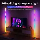 120cm LED Corner Floor Lamp RGB Smart Free Standing Lamp for Living Room Bedroom