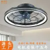 亞馬遜專供led吸頂風扇燈110V臥室客廳餐廳電扇燈鐵籠美式吊扇燈