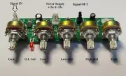 Guitar/Instrument Pre-amplifier With 4 band Tone Control & Over Load Led @15dbu