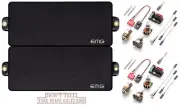 EMG 81-8H + 60-8H BLACK 8 STRING HUMBUCKER VERSION ACTIVE PICKUPS POTS & WIRING