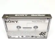 SONY METAL MASTER 46 Blank Audio Cassette Tape SEALED Type IV Metal Bias JAPAN