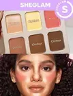 Sheglam Stereo Face FRENCH GIRL Cream Foundation Contour Blush Highlight Palette