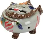 ORFOFE Ceramic Incense Burner Home Decor Backflow Incense Holder Home Fragran...