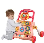 Baby Trend Walker,Toddler Walker Outdoor Toy - Music Learning Walker, Adjustable Speed Baby Mobile Walker for Christmas New Year Easter