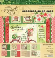 Graphic 45 Collection Pack 12"X12"-Sunshine On My Mind