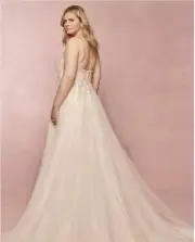 NEVER WORN: NWT Rebecca Ingram Mayla A-Line Tulle Wedding Dress