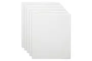 5x Marbig PP Clearview 3 D-Ring 38mm A4 Insert Binder File Paper Organiser White