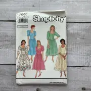 Simplicity 7000 Sewing Pattern Wedding Dress Bridesmaid Misses Sizes 4-12 UNCUT