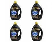 4PK Fab 1.8L Laundry Liquid Gold Absolute Perfume Indulgence Long Lasting Fresh