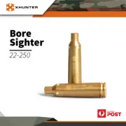 Xhunter Laser Bore Sighter .22-250 Rifle Shooting Cartridge Red Dot Boresighter