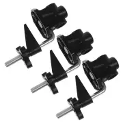 3 PCS Clamp-on Vise Pipe Bench Vise Table Lamp Fixing Bottom Clip