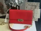 MICHAEL KORS CECE MEDIUM FLAP VEGAN LEATHER SHOULDER CROSSBODY BAG CLUTCH NWT