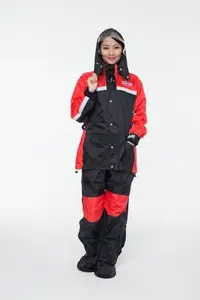 在飛比找Yahoo!奇摩拍賣優惠-《JAP》Arai K8 黑紅 兩件式雨衣 100%台灣製造