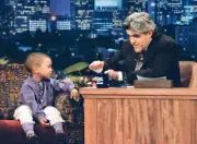 Child Actor Marc John Jefferies On Leno 1995 Old Television Photo 1