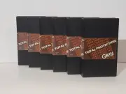 lot of 6 NEW 80's era VHS tape storage cases empty clam shell w/sleeves