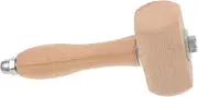HAPINARY DIY Leather Carving Mallet Durable Wooden Hammer for Engraving Furniture Installation Crafts for Leather Stamps and Punches Essential Tool for Leatherwork Enthusiasts