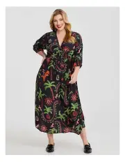 [Taking Shape] Natural Paradise Jungle Dress in Print