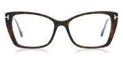 Tom Ford FT5893-B Blue-Light Block 052 Men's Glasses Tortoiseshell Size 55 - Private Health Rebate - Blue Light Block Available