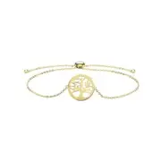 Tree Of Life Pull Style Bracelet Yellow Gold