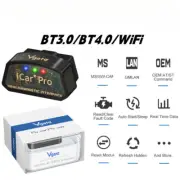 Elm327 V5.0 Obd2 Auto Auto Diagnose Scanner Wifi Bluetooth 2,3 for Ios Scan Tool