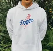 Los Angeles Dodgers Baseball Men's Fleeced Hoodie