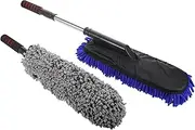 ULTECHNOVO 2pcs Car Wash Mop Car Washing Brush Duster Car Wash Brush Car Dust Cleaning Car Air Vent Cleaning Brush Chenille