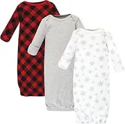 [HUDSON BABY] Unisex Baby Thermal Gown, Snowflake, Preemie