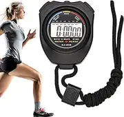 Portable Sport Watch, Waterproof Fitness Timer, Large Display Digital Watch, 2.56x3.15x0.83 inches Silent Home Timer with Date, Durable Wristwatch for Athletes and Students