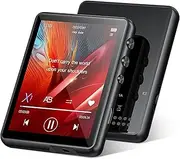 32GB MP3 Player with Bluetooth 5.0, joliker HiFi Lossless Sound MP3 Music Player with 2.4 Inch Full Touchscreen, Built-in Speaker, Line-in Voice Recorder, FM Radio, E-Book, Support up to 128 GB